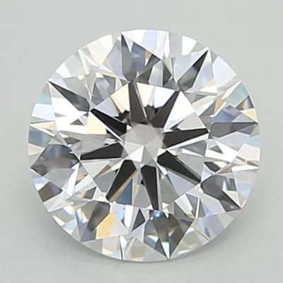 2.01ct D FL Rare Carat Ideal Cut Round Lab Grown Diamond