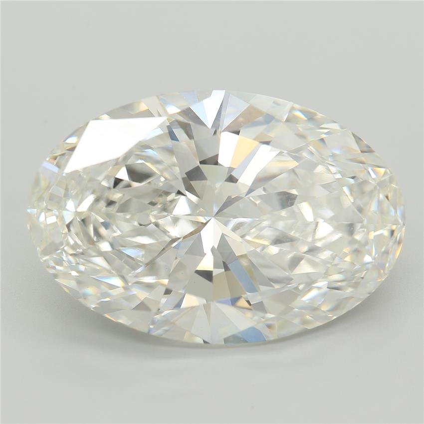 11.59ct F VVS2 Very Good Cut Oval Lab Grown Diamond