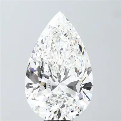 12.08ct F VVS2 Rare Carat Ideal Cut Pear Lab Grown Diamond