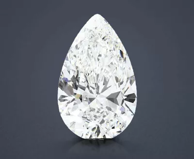 12.08ct F VVS2 Rare Carat Ideal Cut Pear Lab Grown Diamond