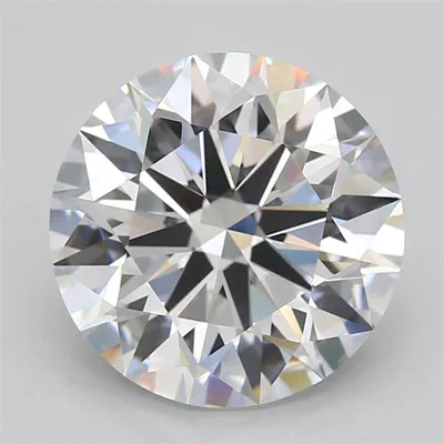 6.14ct D VVS1 Rare Carat Ideal Cut Round Lab Grown Diamond