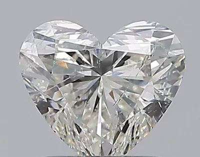 1.00ct H SI2 Rare Carat Ideal Cut Heart Diamond