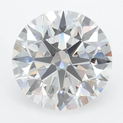 3.09ct D VVS2 Rare Carat Ideal Cut Round Lab Grown Diamond