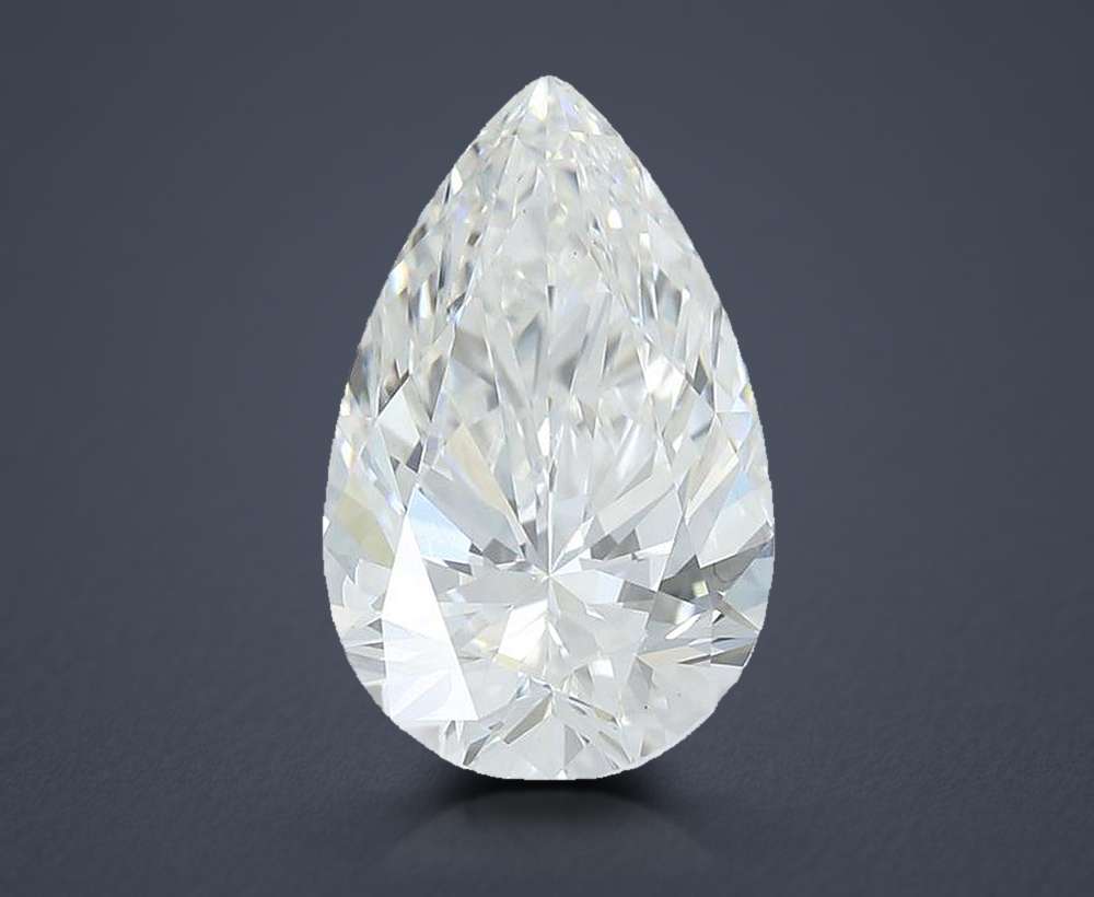 2.21ct G VS1 Rare Carat Ideal Cut Pear Lab Grown Diamond