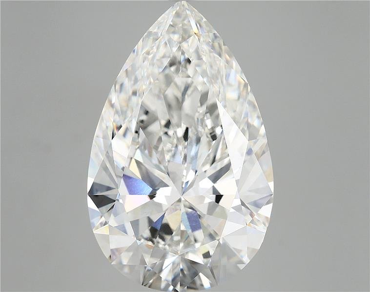 10.14ct F VVS2 Rare Carat Ideal Cut Pear Lab Grown Diamond
