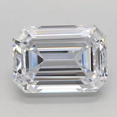 1.58ct F VVS2 Excellent Cut Emerald Lab Grown Diamond
