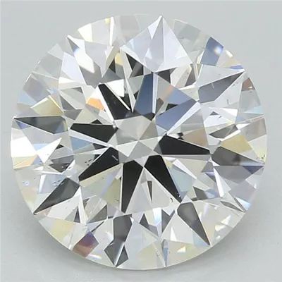 2.43ct H SI1 Rare Carat Ideal Cut Round Lab Grown Diamond