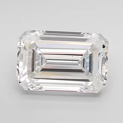 2.52ct E VS2 Rare Carat Ideal Cut Emerald Lab Grown Diamond