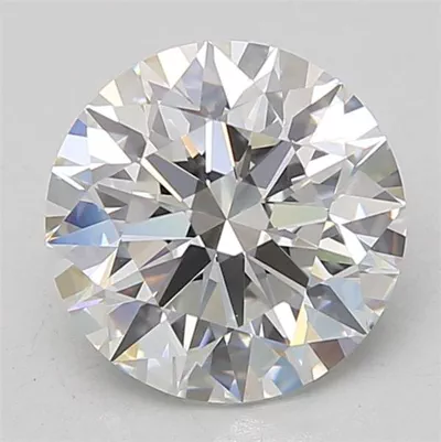3.01ct F VVS2 Very Good Cut Round Lab Grown Diamond
