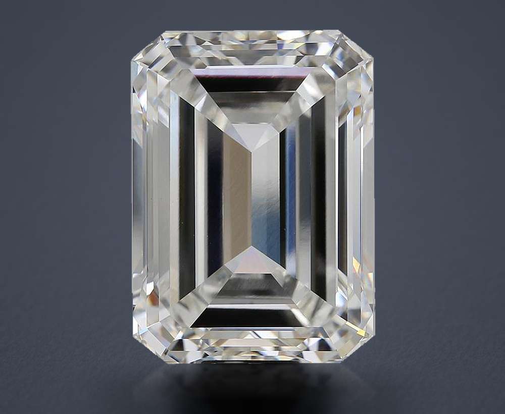 20.07ct F VS1 Rare Carat Ideal Cut Emerald Lab Grown Diamond