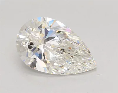 2.51ct E VVS2 Rare Carat Ideal Cut Pear Lab Grown Diamond
