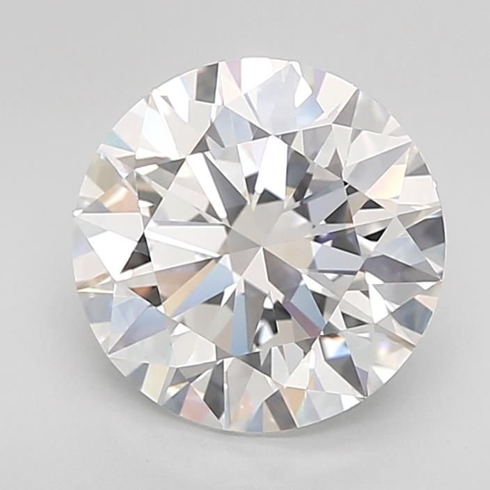 2.71ct E VVS2 Rare Carat Ideal Cut Round Lab Grown Diamond