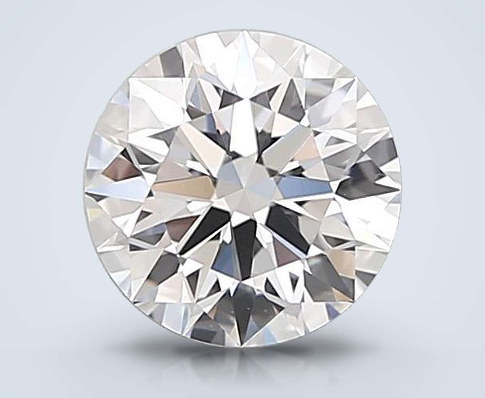 1.04ct D VS1 Rare Carat Ideal Cut Round Lab Grown Diamond