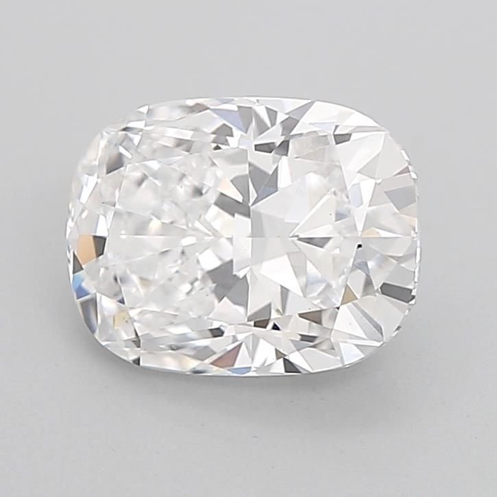 2.58ct D VVS2 Rare Carat Ideal Cut Cushion Lab Grown Diamond