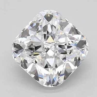 2.04ct D VVS1 Rare Carat Ideal Cut Cushion Lab Grown Diamond