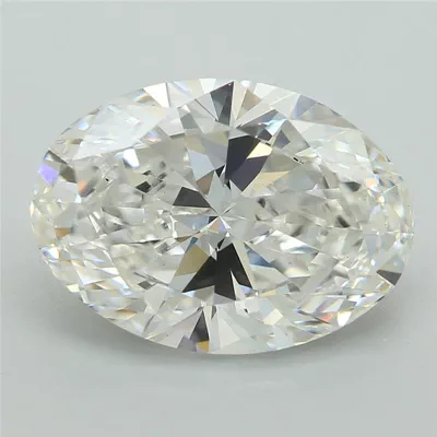 2.77ct E VS2 Rare Carat Ideal Cut Oval Lab Grown Diamond