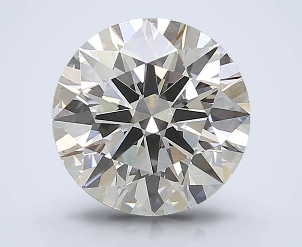 3.01ct D VS1 Excellent Cut Round Lab Grown Diamond