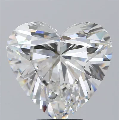 5.16ct E VVS2 Rare Carat Ideal Cut Heart Lab Grown Diamond
