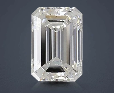 1.45ct E VS1 Rare Carat Ideal Cut Emerald Lab Grown Diamond