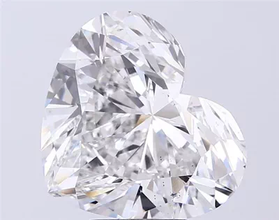 7.01ct F VS2 Rare Carat Ideal Cut Heart Lab Grown Diamond