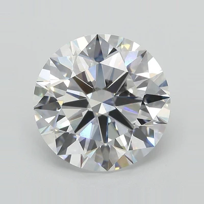 6.13ct E VVS2 Rare Carat Ideal Cut Round Lab Grown Diamond