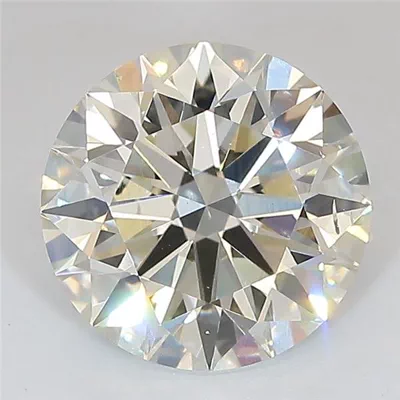 3.01ct J SI1 Excellent Cut Round Lab Grown Diamond