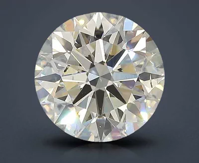 3.01ct J SI1 Excellent Cut Round Lab Grown Diamond