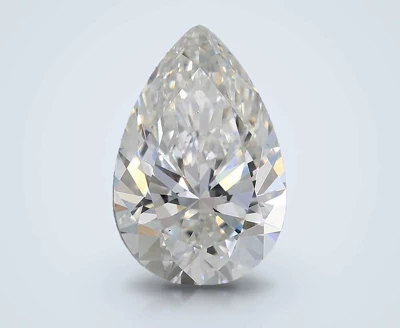 3.02ct E VS2 Rare Carat Ideal Cut Pear Lab Grown Diamond