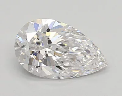 0.83ct D VVS2 Rare Carat Ideal Cut Pear Lab Grown Diamond