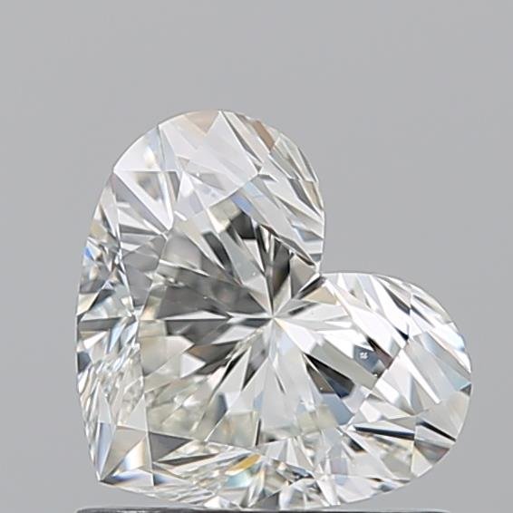 1.01ct J SI1 Rare Carat Ideal Cut Heart Diamond