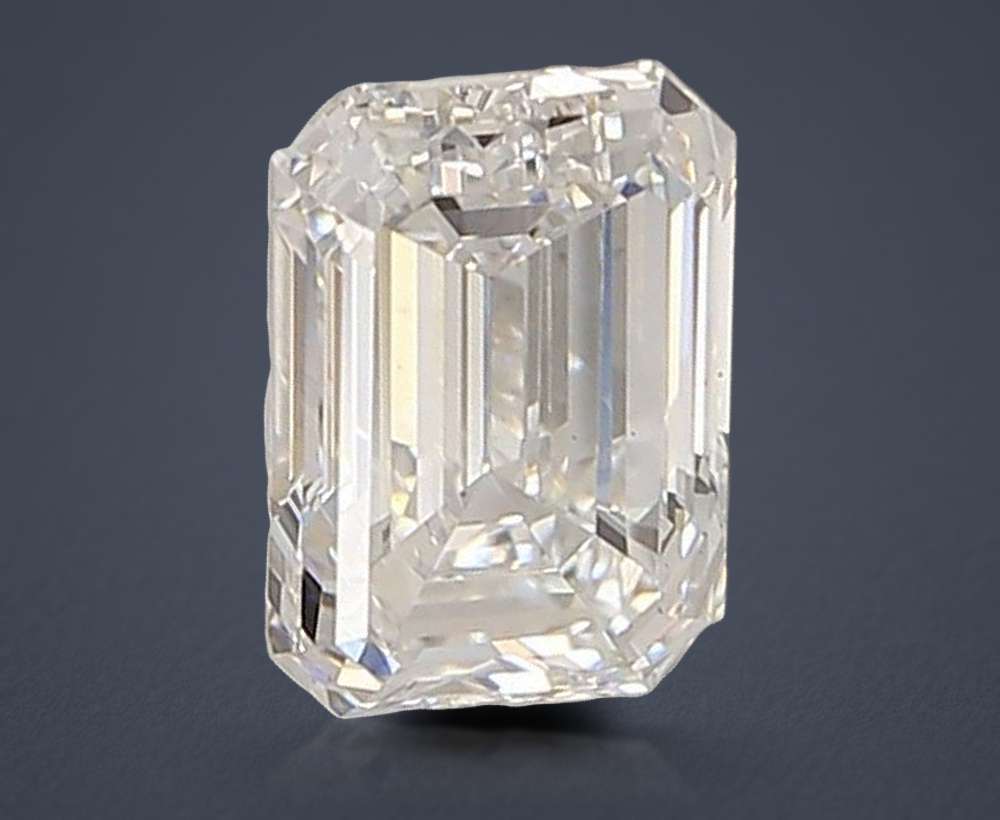1.59ct E VS1 Rare Carat Ideal Cut Emerald Lab Grown Diamond