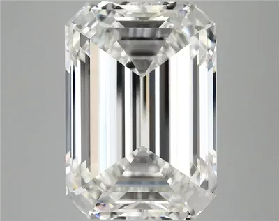 10.57ct G VVS2 Rare Carat Ideal Cut Emerald Lab Grown Diamond