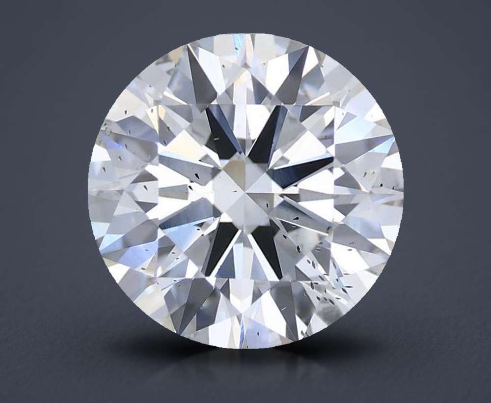 2.41ct G SI2 Rare Carat Ideal Cut Round Lab Grown Diamond