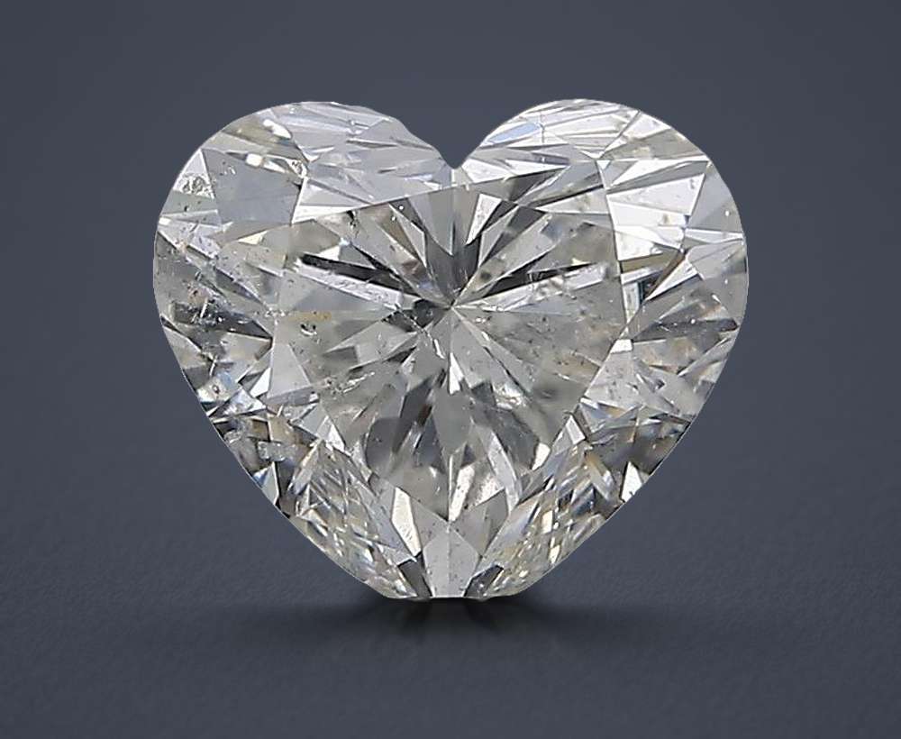 2.01ct H SI2 Rare Carat Ideal Cut Heart Diamond