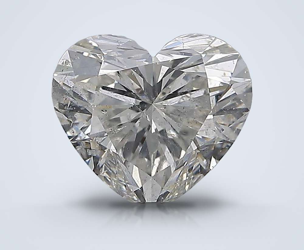 2.01ct H SI2 Rare Carat Ideal Cut Heart Diamond