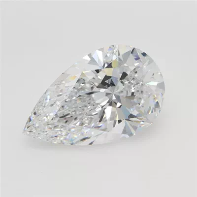 2.06ct E VVS2 Rare Carat Ideal Cut Pear Lab Grown Diamond