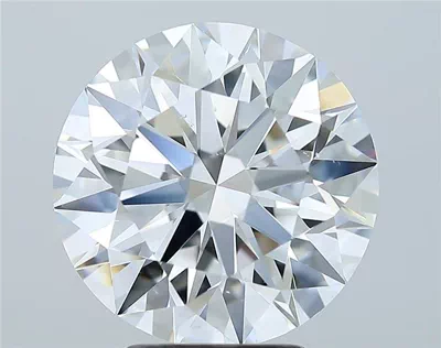 4.39ct E SI1 Rare Carat Ideal Cut Round Diamond
