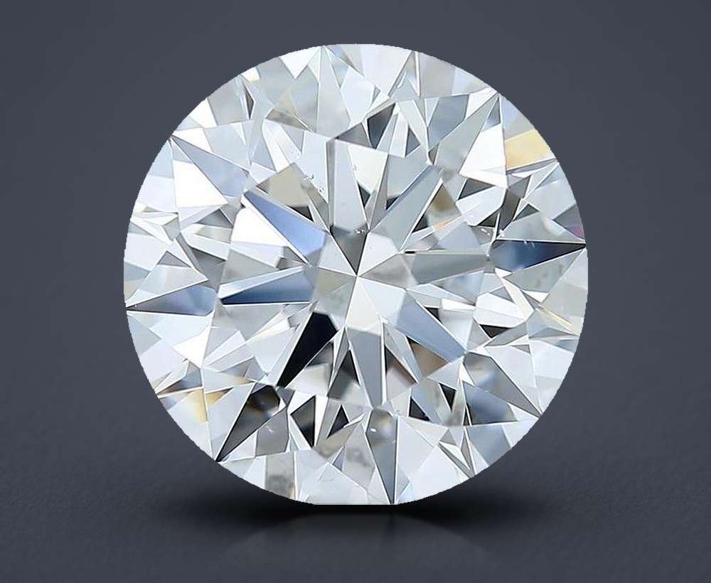 4.39ct E SI1 Rare Carat Ideal Cut Round Diamond
