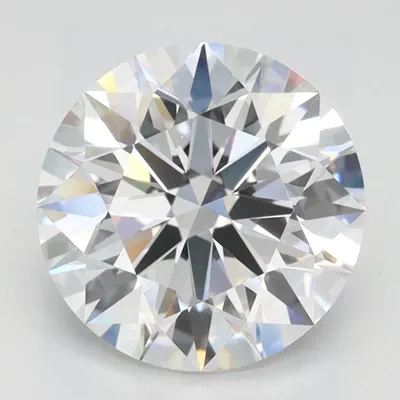 2.17ct D VVS1 Rare Carat Ideal Cut Round Lab Grown Diamond