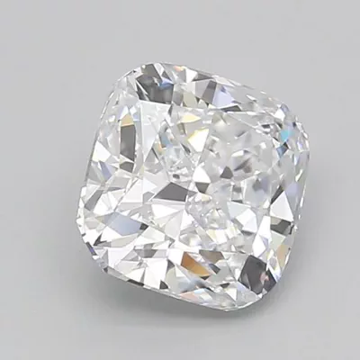 2.56ct D VVS1 Rare Carat Ideal Cut Cushion Lab Grown Diamond