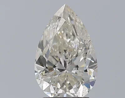 2.01ct I SI2 Rare Carat Ideal Cut Pear Diamond