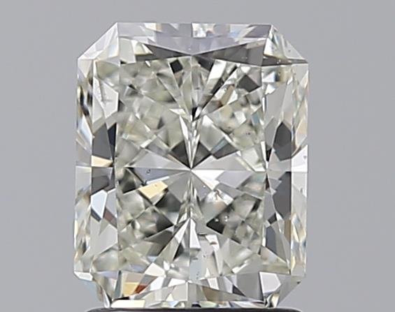 1.51ct J SI2 Rare Carat Ideal Cut Radiant Diamond