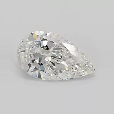 4.79ct F VS2 Rare Carat Ideal Cut Pear Lab Grown Diamond