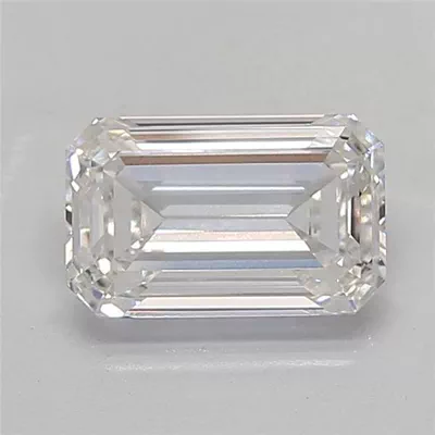 4.01ct F VVS2 Rare Carat Ideal Cut Emerald Lab Grown Diamond