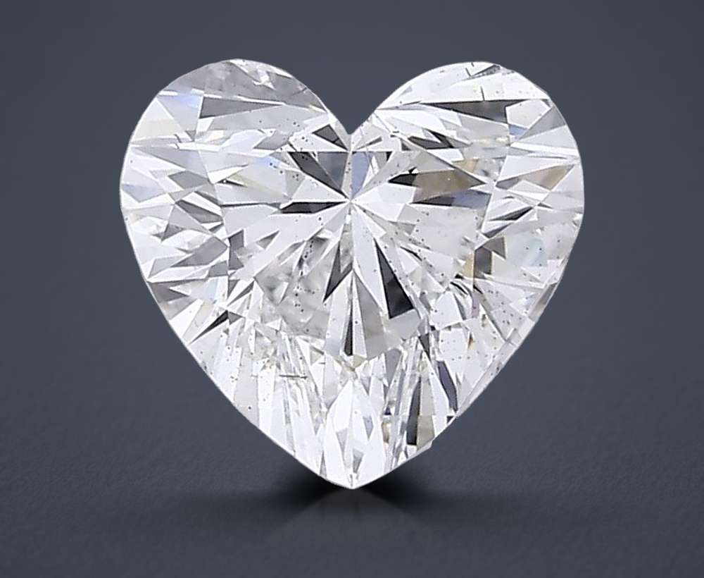 1.50ct E SI1 Rare Carat Ideal Cut Heart Lab Grown Diamond