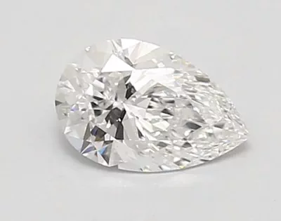 0.86ct D VVS1 Rare Carat Ideal Cut Pear Lab Grown Diamond