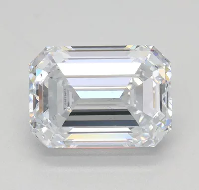 1.52ct D VS2 Excellent Cut Emerald Lab Grown Diamond