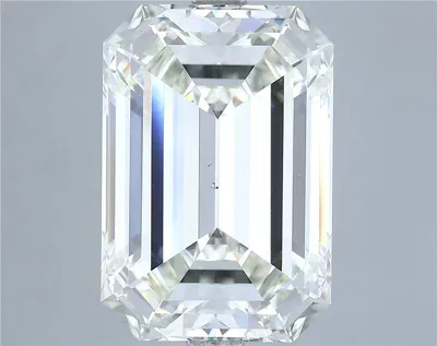 10.05ct I VS2 Rare Carat Ideal Cut Emerald Diamond