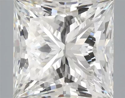 7.12ct H VS1 Rare Carat Ideal Cut Princess Lab Grown Diamond