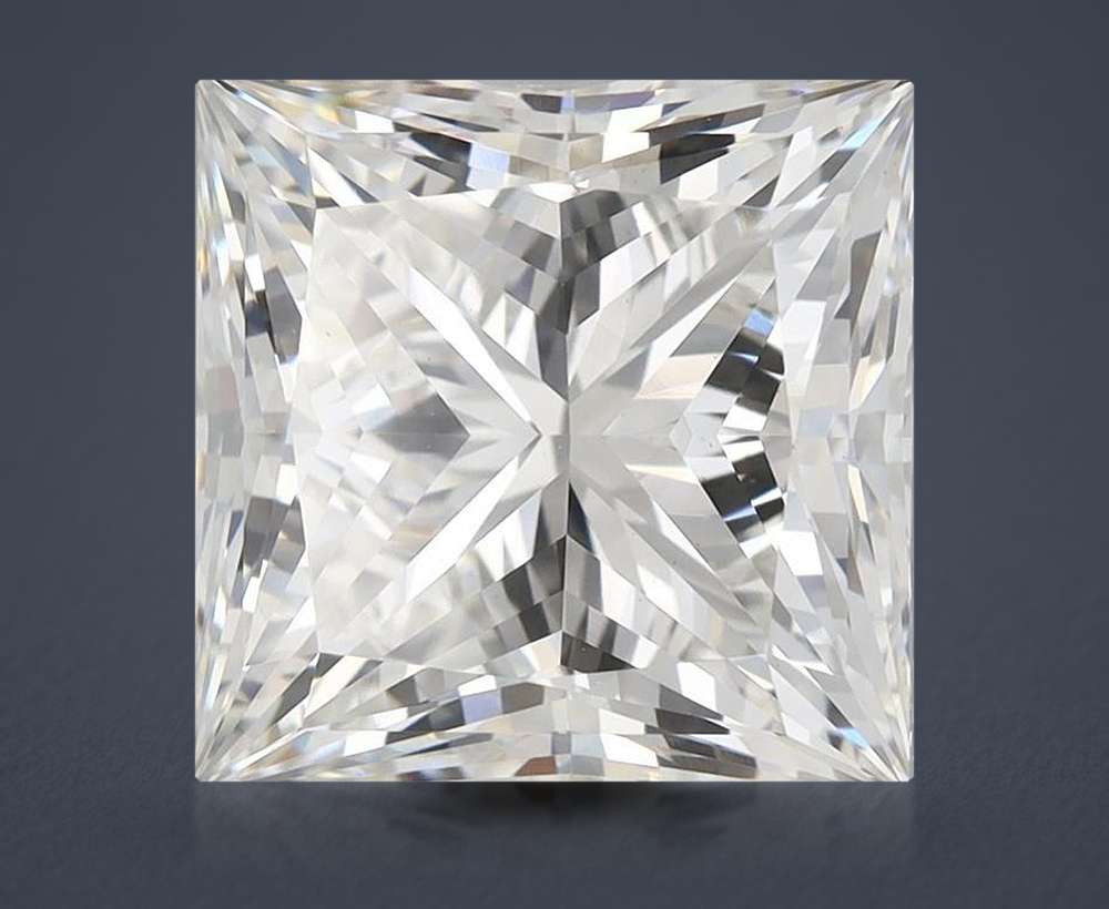 7.12ct H VS1 Rare Carat Ideal Cut Princess Lab Grown Diamond